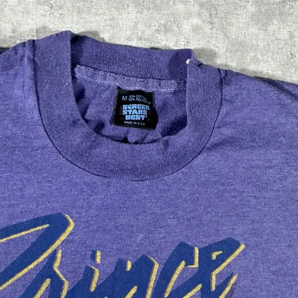 Vintage 1984-85 Purple Dove Prince and The Revolution Tour T-Shirt Size Medium - Picture 5 of 7